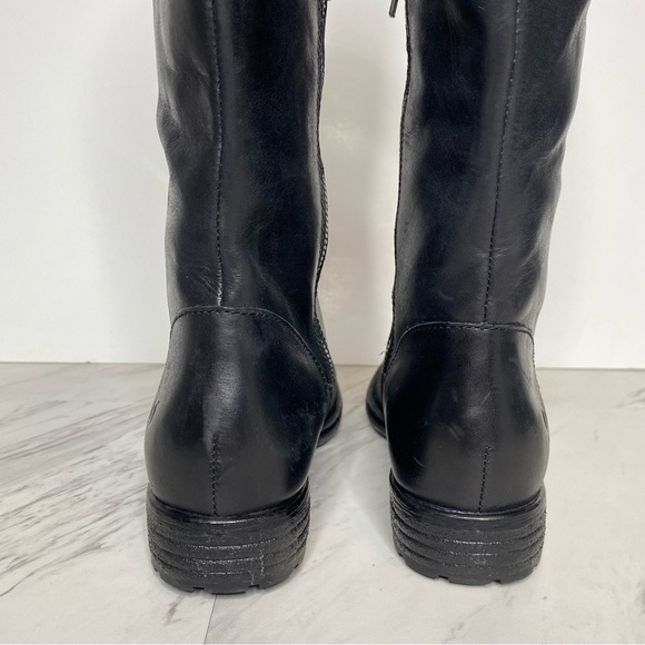 New! Born Shaunie Black Leather Riding Boot 6 1/2 M - Picture 4 of 15